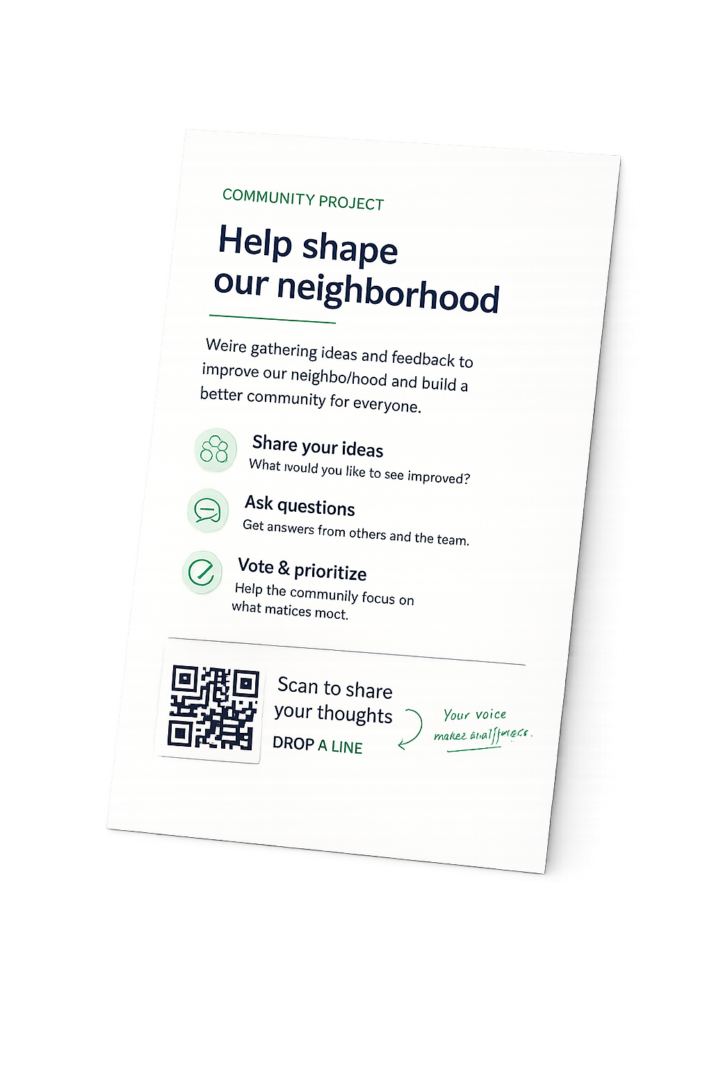 Print your QR code